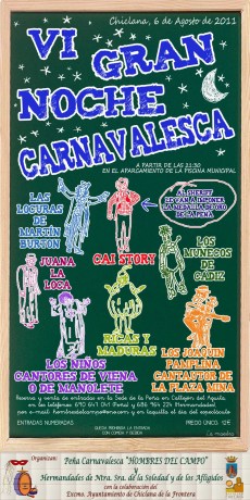 VI Gran Noche Carnavalesca, peña 'Los Hombres del Campo', Chiclana